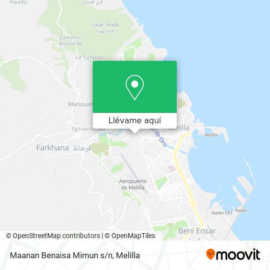 Mapa Maanan Benaisa Mimun s/n