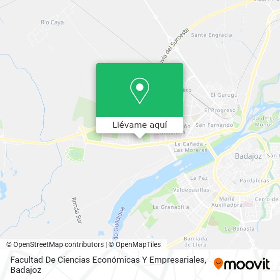 Mapa Facultad De Ciencias Económicas Y Empresariales
