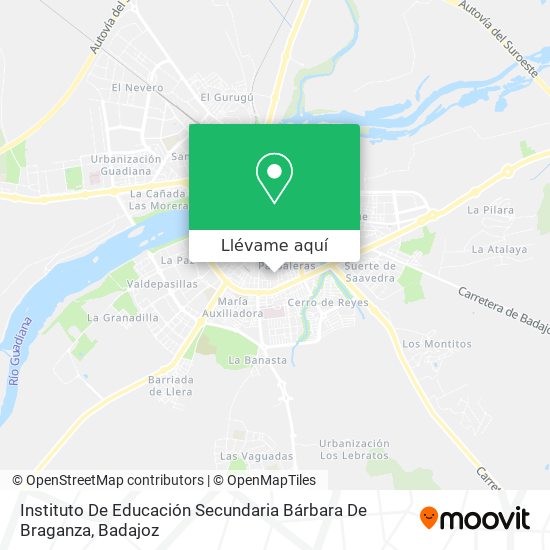 Mapa Instituto De Educación Secundaria Bárbara De Braganza