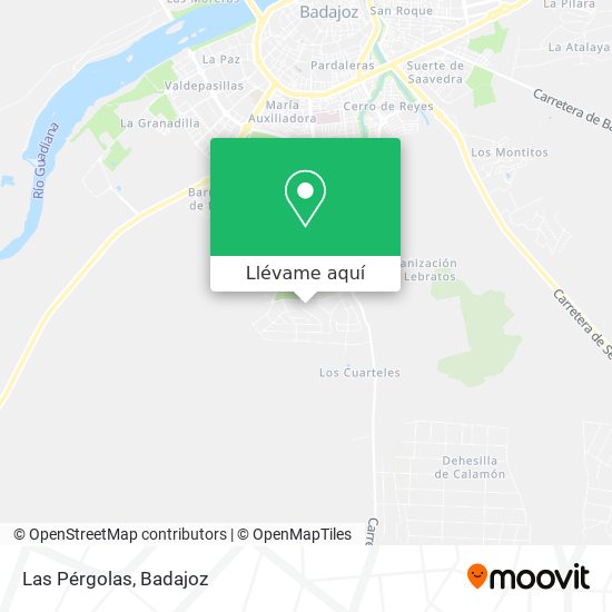 Mapa Las Pérgolas