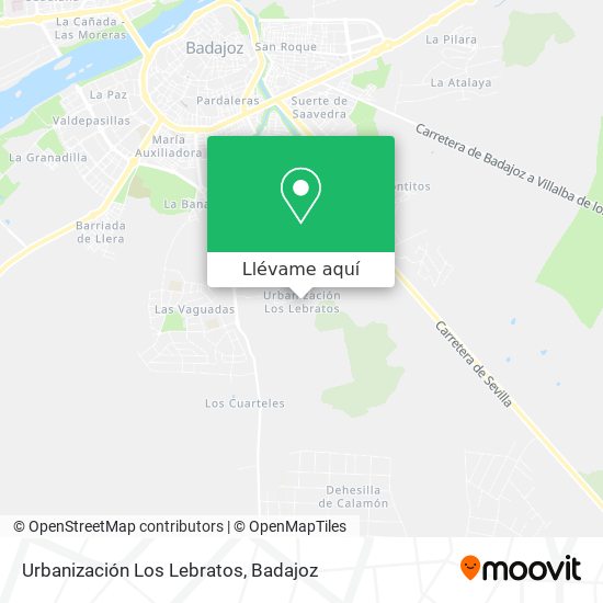 Mapa Urbanización Los Lebratos
