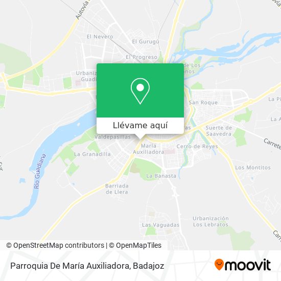 Mapa Parroquia De María Auxiliadora