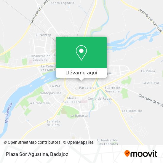 Mapa Plaza Sor Agustina