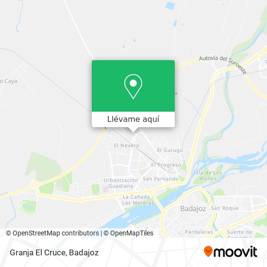 Mapa Granja El Cruce