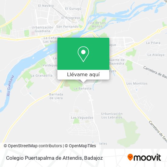 Mapa Colegio Puertapalma de Attendis