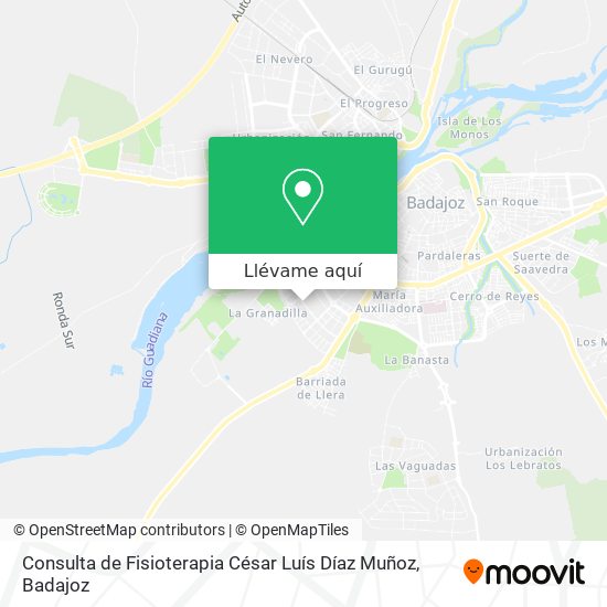 Mapa Consulta de Fisioterapia César Luís Díaz Muñoz