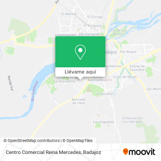 Mapa Centro Comercial Reina Mercedes