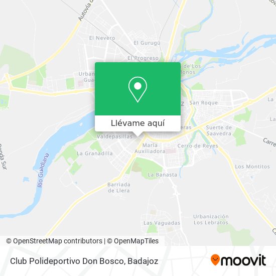 Mapa Club Polideportivo Don Bosco
