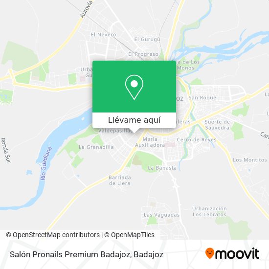 Mapa Salón Pronails Premium Badajoz