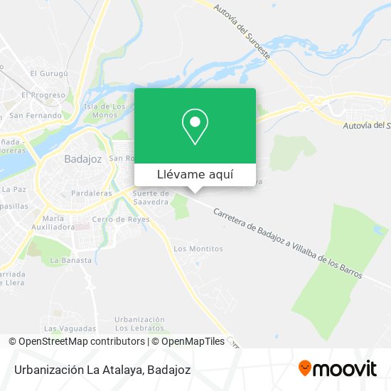 Mapa Urbanización La Atalaya