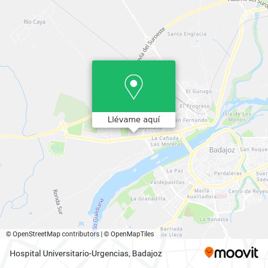 Mapa Hospital Universitario-Urgencias