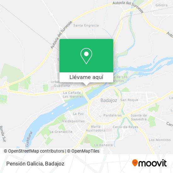 Mapa Pensión Galicia