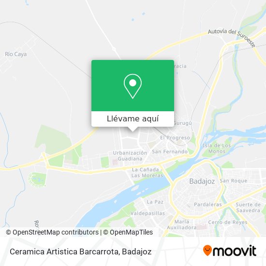Mapa Ceramica Artistica Barcarrota