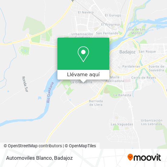 Mapa Automoviles Blanco