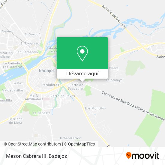 Mapa Meson Cabrera III