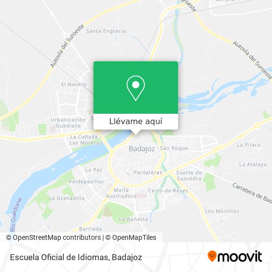 Mapa Escuela Oficial de Idiomas