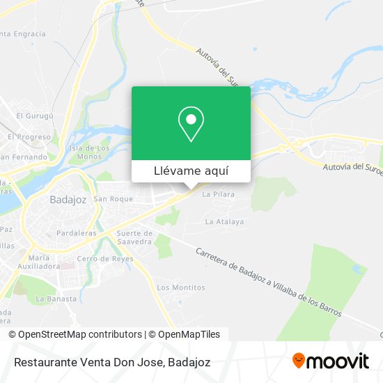 Mapa Restaurante Venta Don Jose