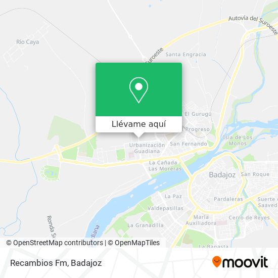 Mapa Recambios Fm