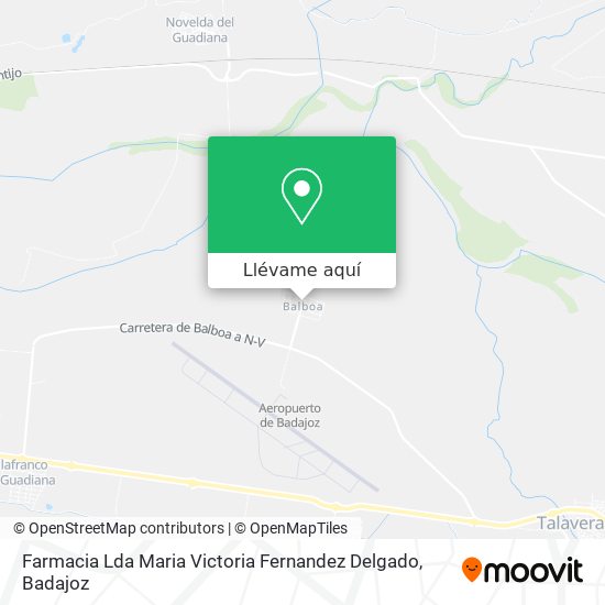 Mapa Farmacia Lda Maria Victoria Fernandez Delgado