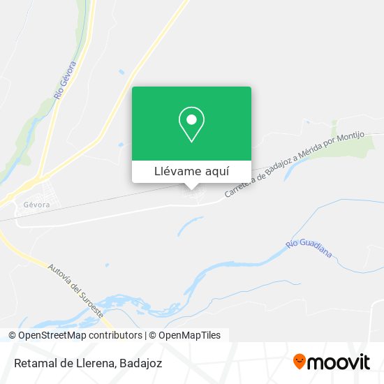 Mapa Retamal de Llerena