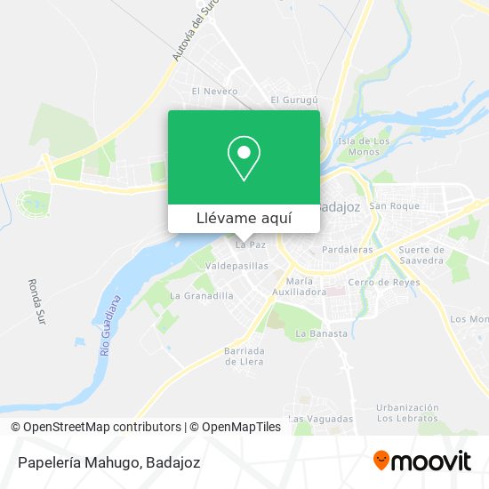 Mapa Papelería Mahugo