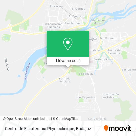 Mapa Centro de Fisioterapia Physioclinique