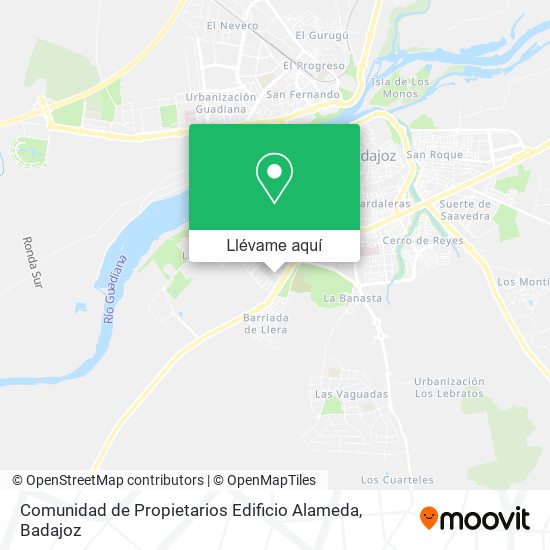 Mapa Comunidad de Propietarios Edificio Alameda