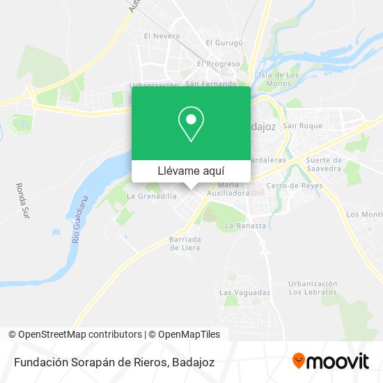 Mapa Fundación Sorapán de Rieros