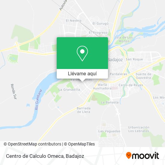 Mapa Centro de Calculo Omeca