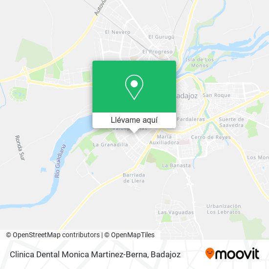Mapa Clinica Dental Monica Martinez-Berna