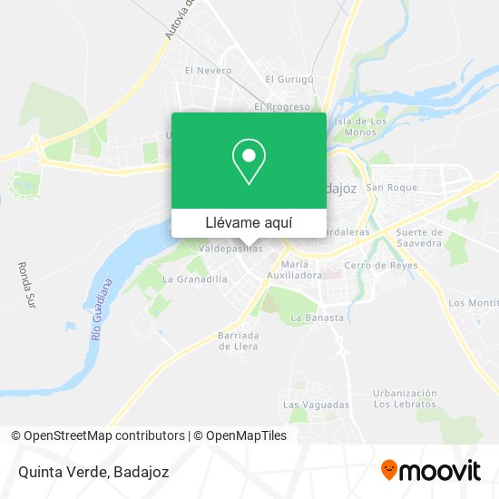 Mapa Quinta Verde
