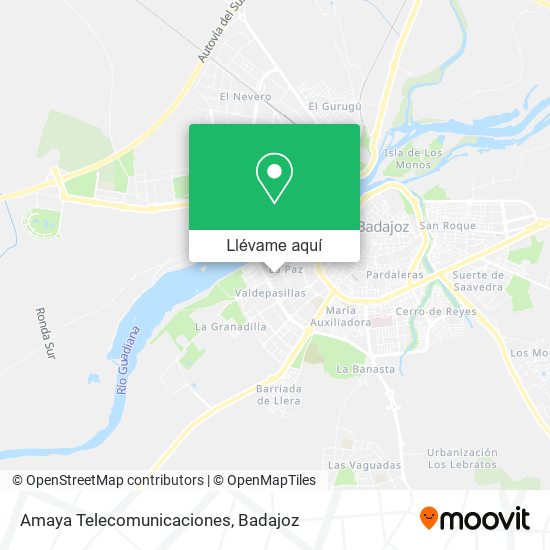 Mapa Amaya Telecomunicaciones
