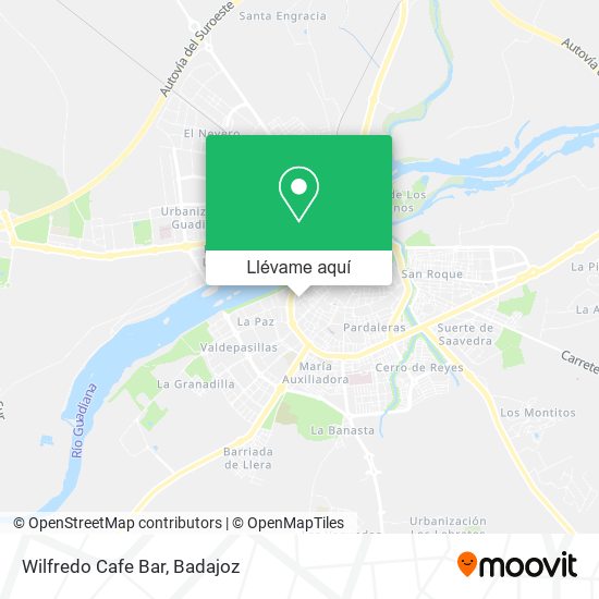 Mapa Wilfredo Cafe Bar