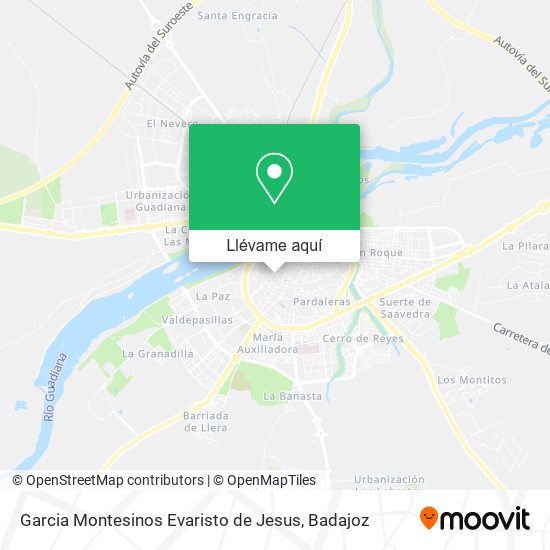 Mapa Garcia Montesinos Evaristo de Jesus