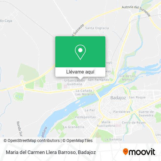 Mapa Maria del Carmen Llera Barroso