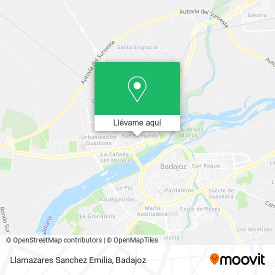 Mapa Llamazares Sanchez Emilia