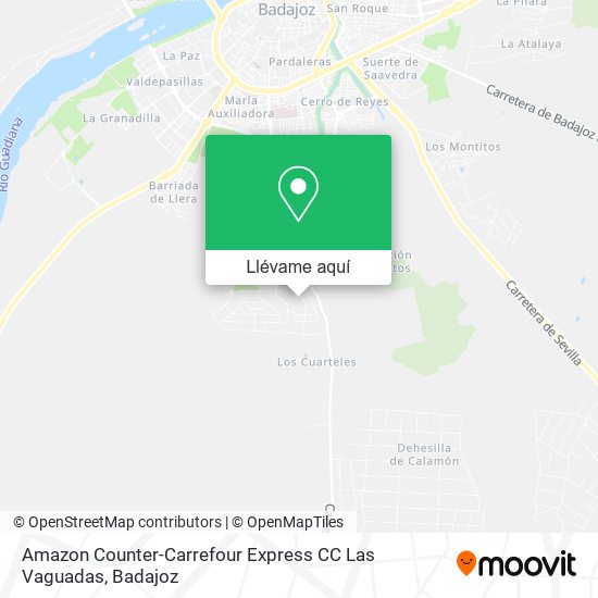 Mapa Amazon Counter-Carrefour Express CC Las Vaguadas