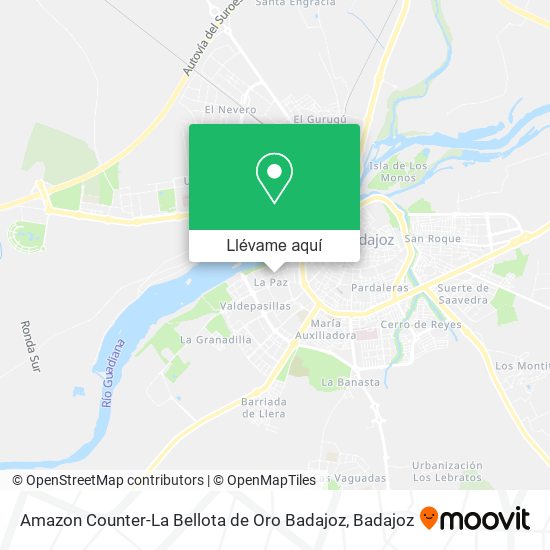 Mapa Amazon Counter-La Bellota de Oro Badajoz
