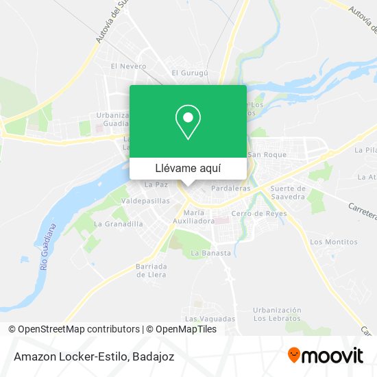 Mapa Amazon Locker-Estilo