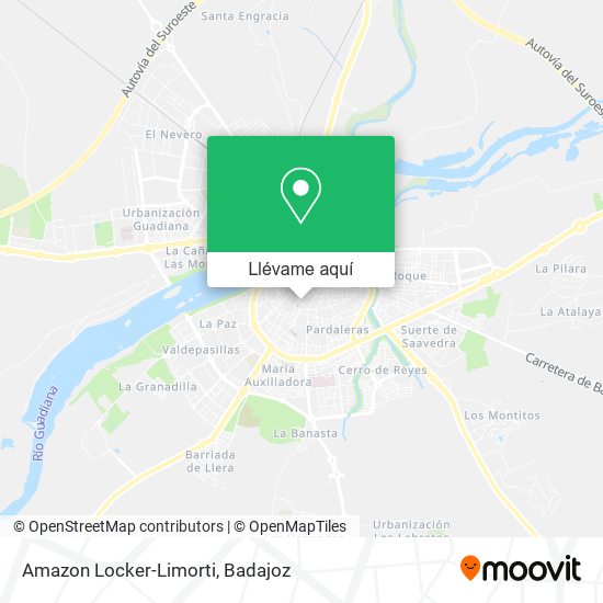 Mapa Amazon Locker-Limorti