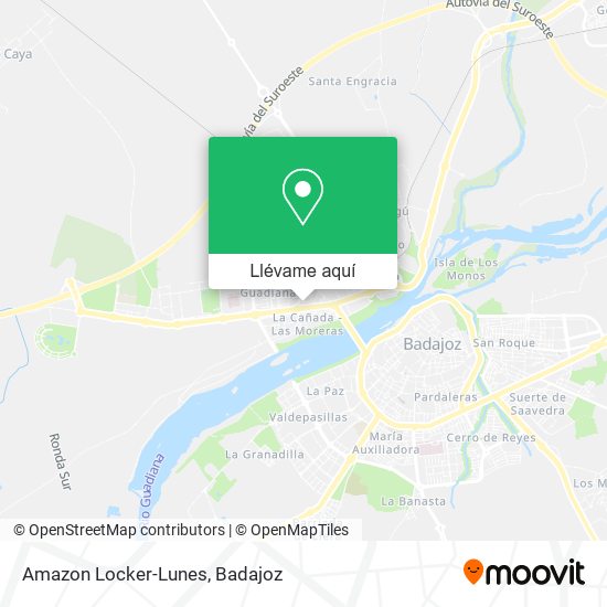 Mapa Amazon Locker-Lunes