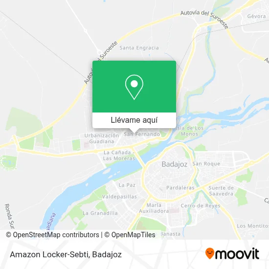 Mapa Amazon Locker-Sebti