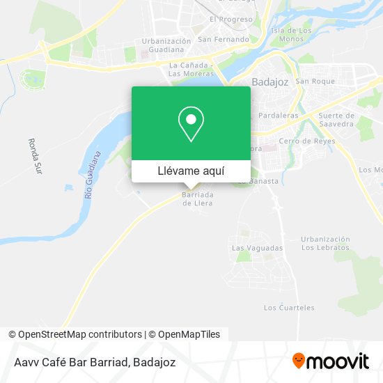Mapa Aavv Café Bar Barriad