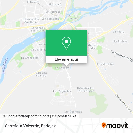 Mapa Carrefour Valverde