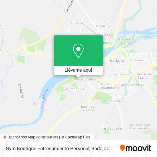 Mapa Gym Boutique Entrenamiento Personal