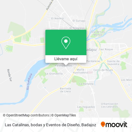 Mapa Las Catalinas, bodas y Eventos de Diseño