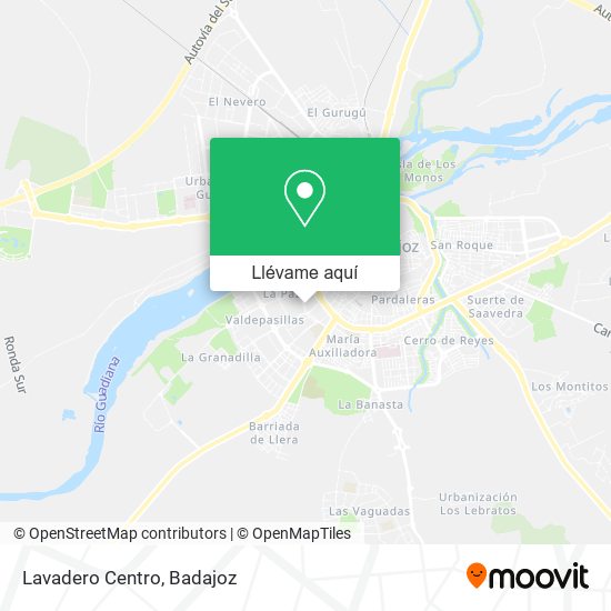Mapa Lavadero Centro