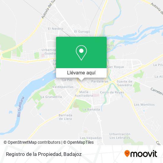 Mapa Registro de la Propiedad