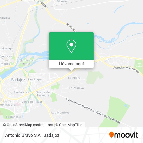 Mapa Antonio Bravo S.A.