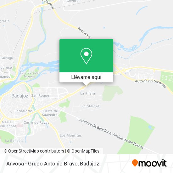 Mapa Anvosa - Grupo Antonio Bravo